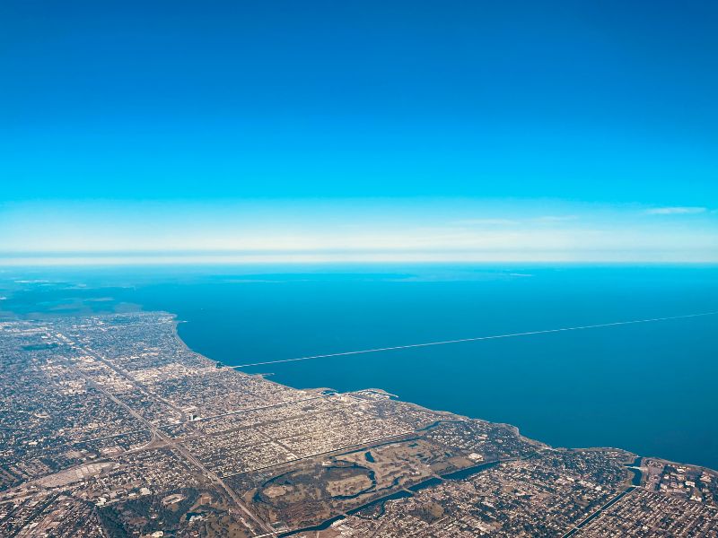 Lake Pontchartrain in Metairie Louisiana