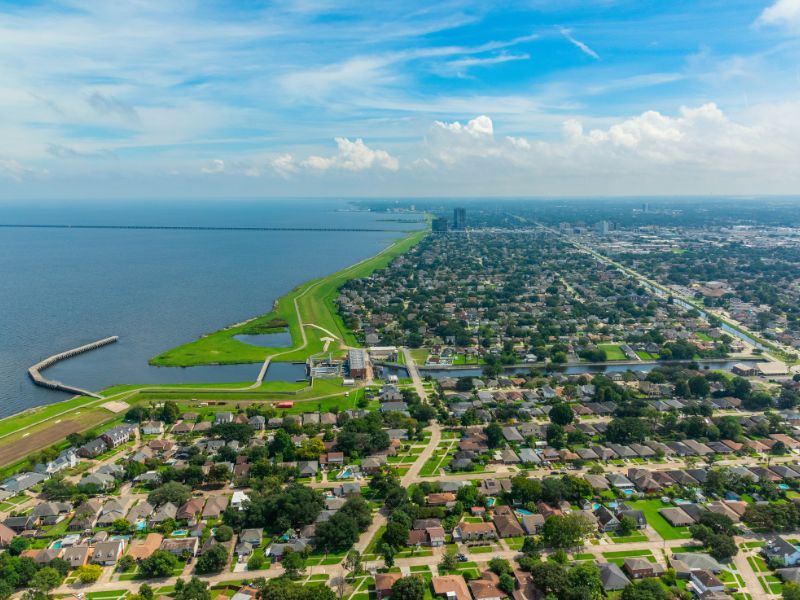 Metairie Louisiana Aerial